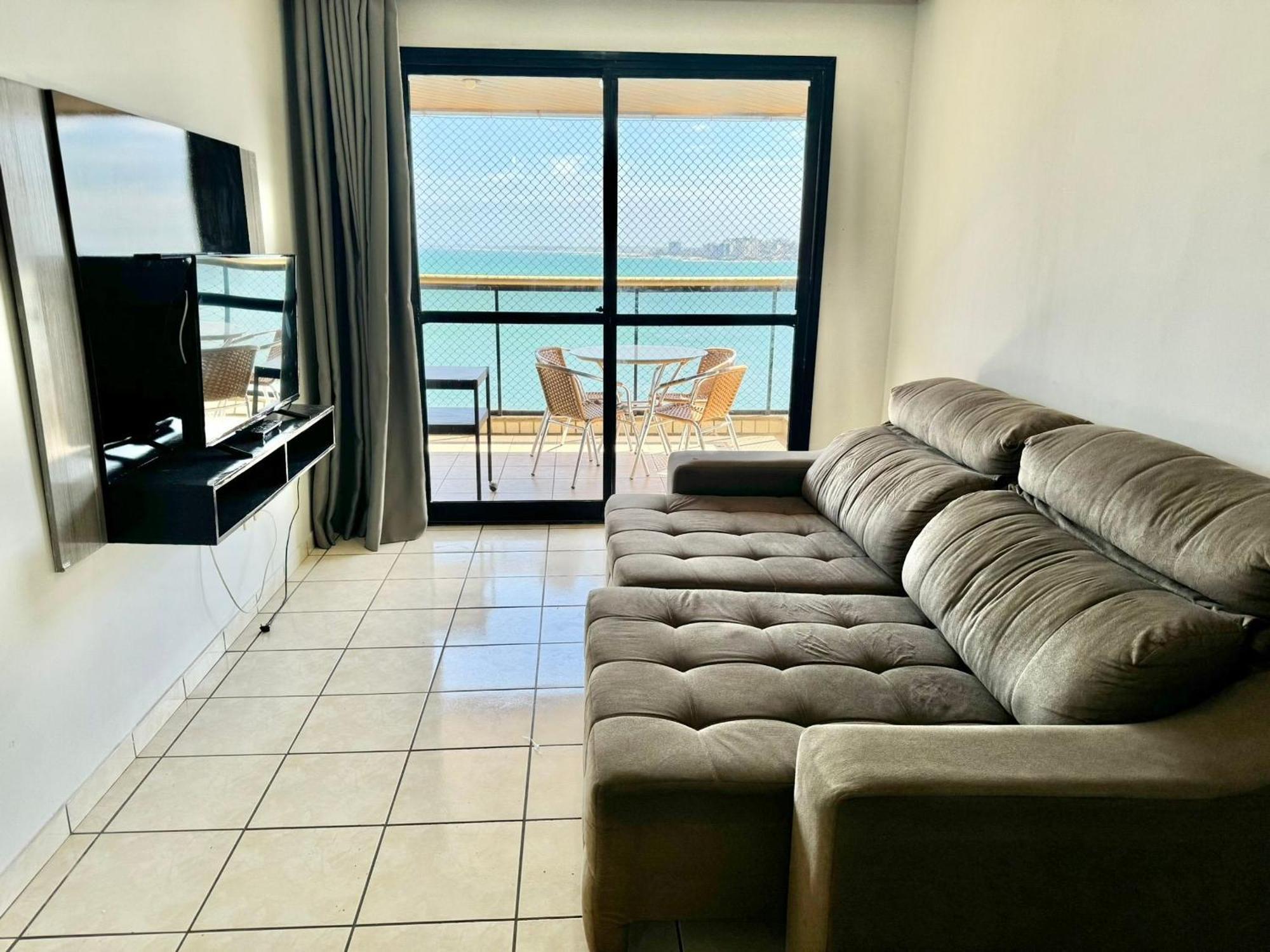 Praia Do Morro - Apt. Canto Nobre, Frente Total Para O Mar, 4 Quartos 1 Vaga De Garagem, 2 Banheiros Guarapari Ngoại thất bức ảnh