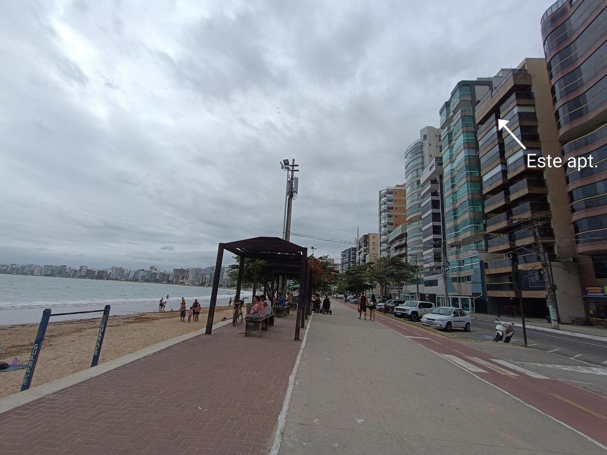 Praia Do Morro - Apt. Canto Nobre, Frente Total Para O Mar, 4 Quartos 1 Vaga De Garagem, 2 Banheiros Guarapari Ngoại thất bức ảnh