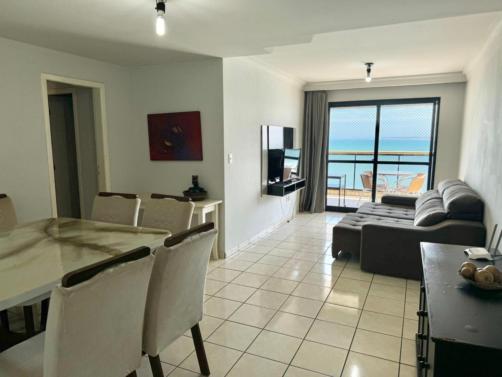 Praia Do Morro - Apt. Canto Nobre, Frente Total Para O Mar, 4 Quartos 1 Vaga De Garagem, 2 Banheiros Guarapari Ngoại thất bức ảnh